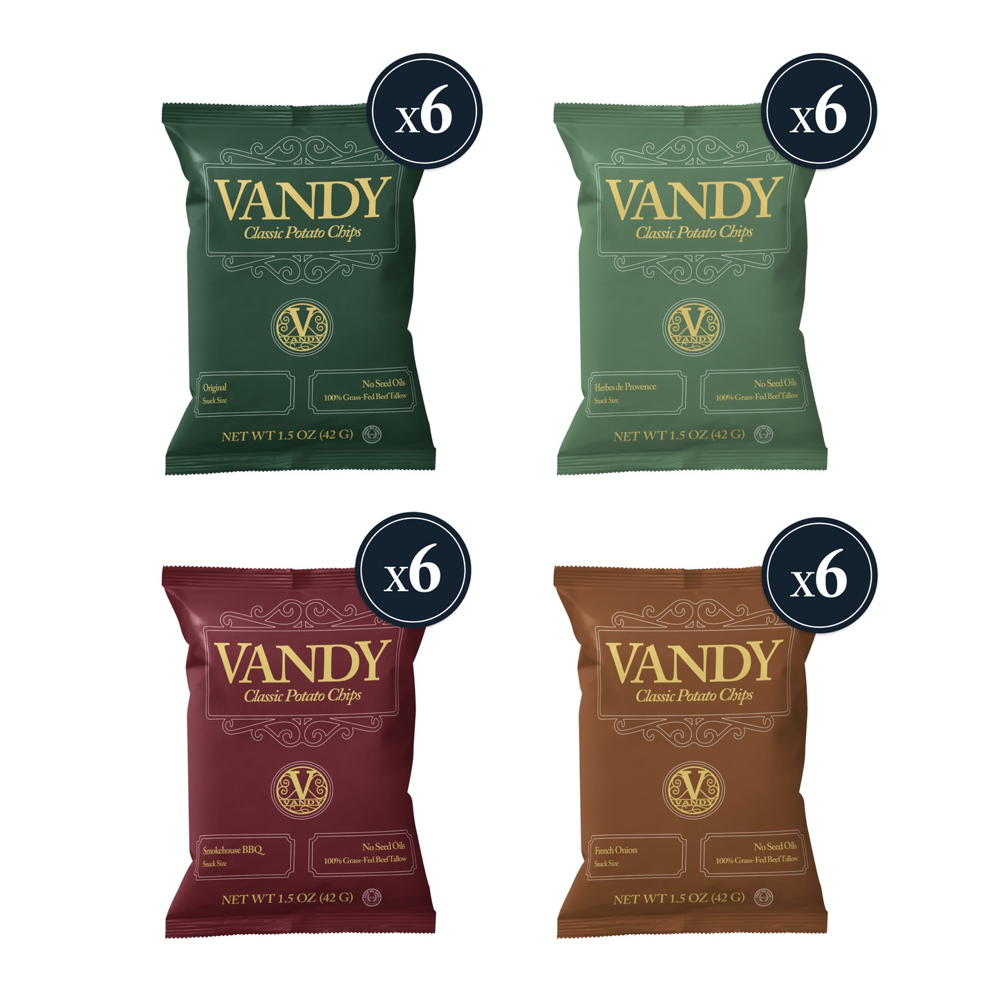 Vandy Crisps 1.5oz- Single Serve Bags