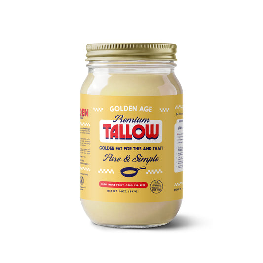 Pure & Simple Beef Tallow- 14oz (Case of 6)