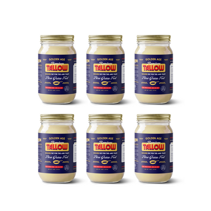 Grass Fed Beef Tallow - 14oz (Case of 6)