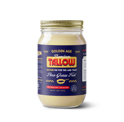 Grass Fed Beef Tallow - 14oz (Case of 6)
